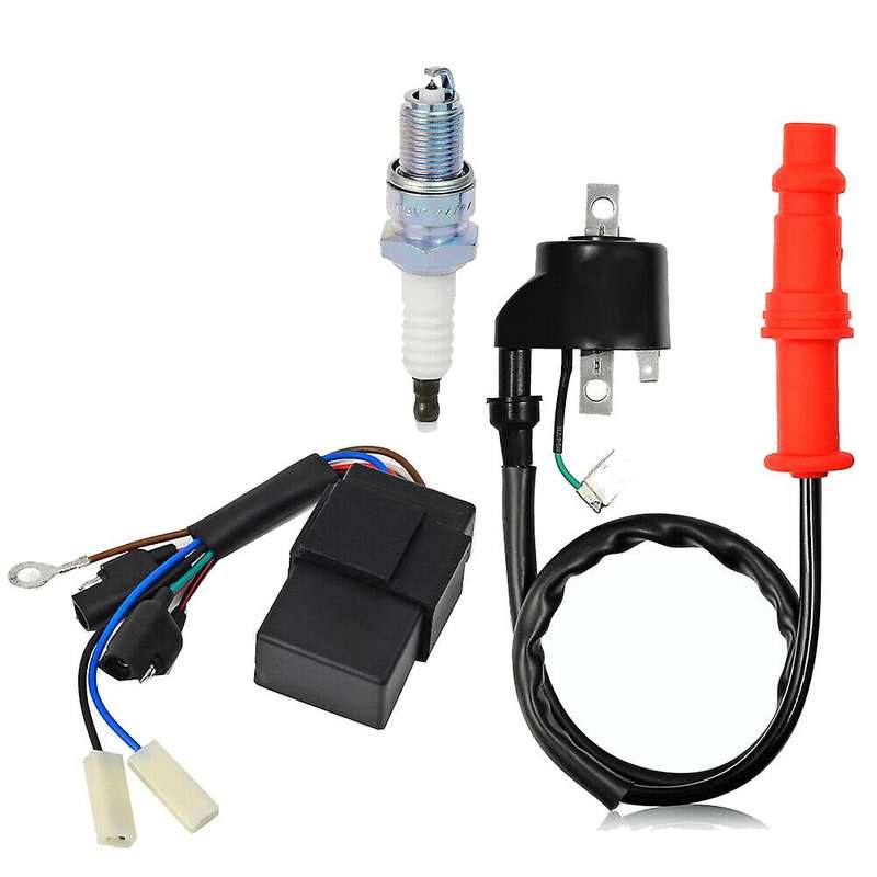 Ignition Coil CDI Box Spark Plug Kit for Sportsman 500 1996-2001 ATV 3085564