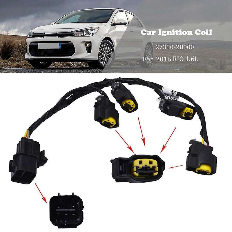 Ignition Coil Wire Harness Compatible Hyundai Elantra Accent Kia Rio Soul