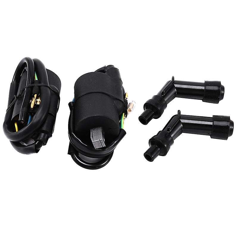 Ignition Coils and Plug Caps Set Fit for CB450K CB450 CL450K CB500T