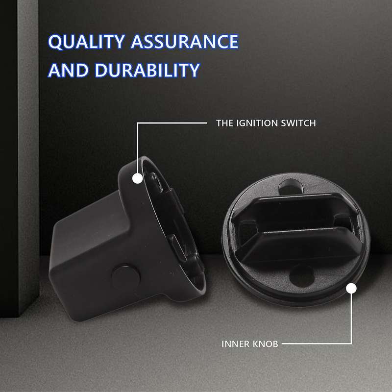Ignition Key Knob Push Turn Switch Key Ignition Knob Set for Keyless Entry Mazda Speed 6 Cx7 Cx9 Re