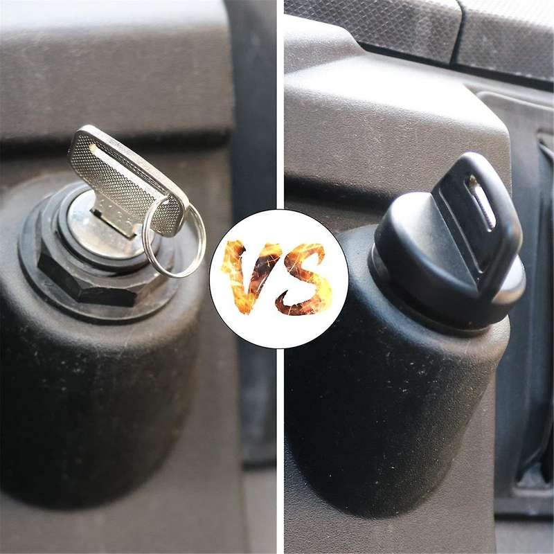 Ignition Key Switch Cover for Ranger RZR General Sportsman Scrambler Trail Boss Trail (Black)