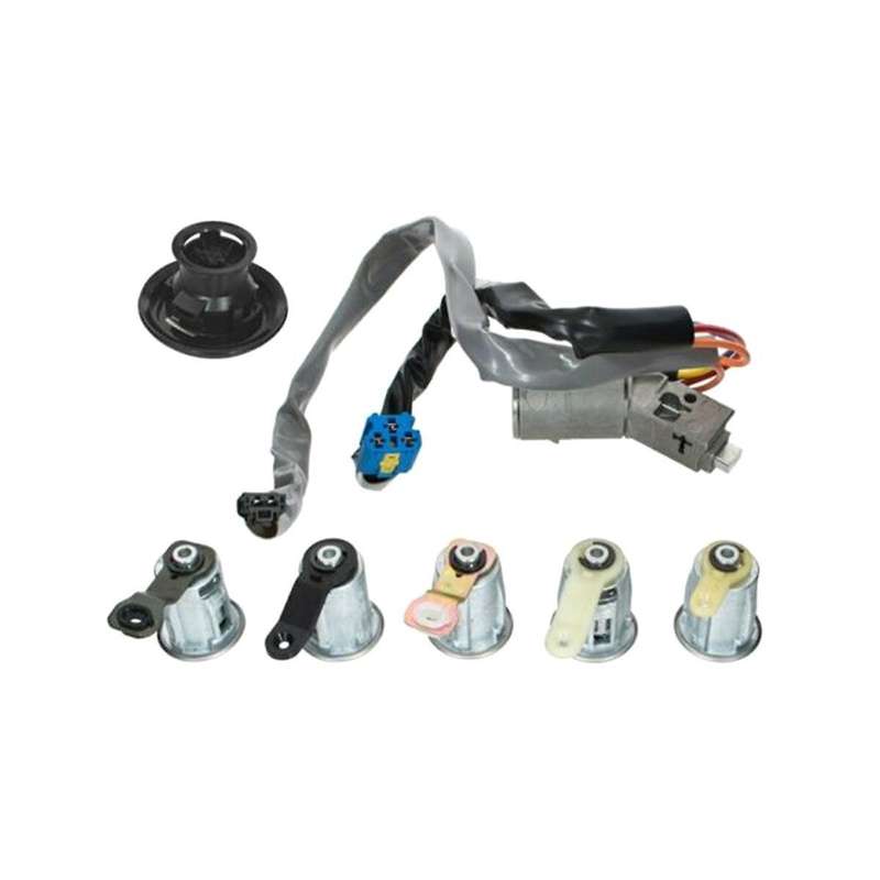 Ignition Door Lock Key Fuel Tank Cap Door Lock Barrels Set for Partner Berlingo 4162.cf 4162cf