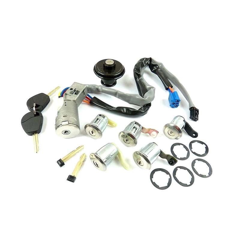 Ignition Door Lock Key Fuel Tank Cap Door Lock Barrels Set for Partner Berlingo 4162.cf 4162cf