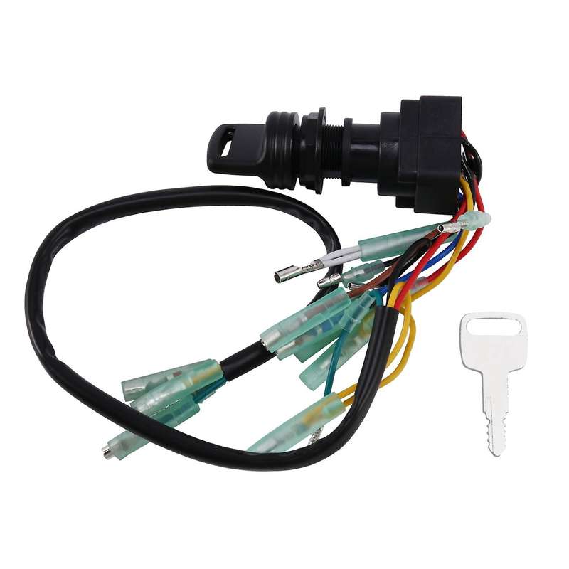 Ignition Switch Key Assy Compatible Yamaha Outboard Motor Control Box