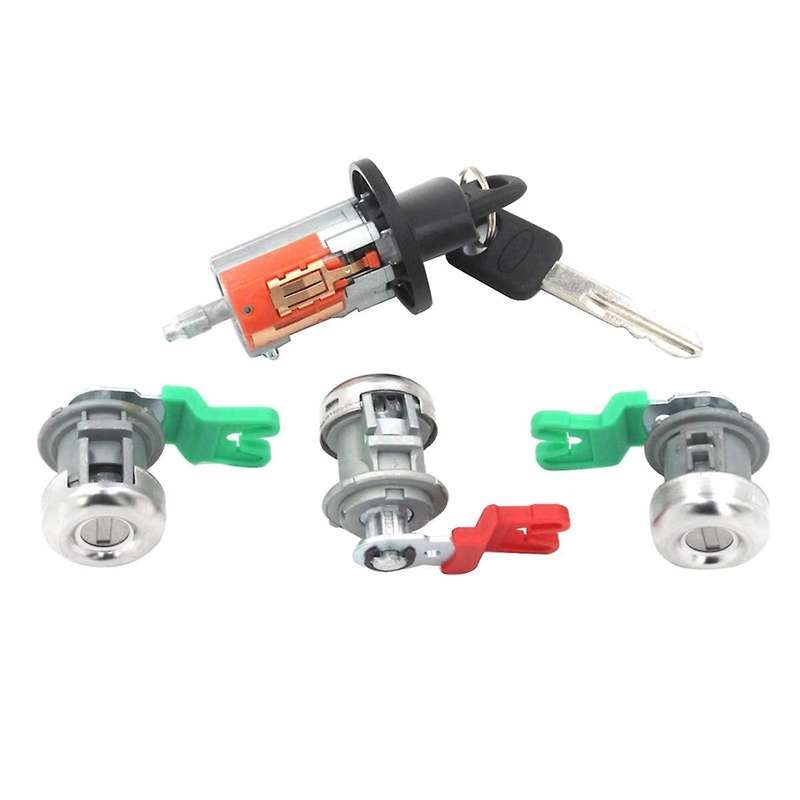 Ignition Switch Lock Cylinder Door Lock Cylinder for Explorer Sport Trac//F250/F350 LC6177 DL5885 3