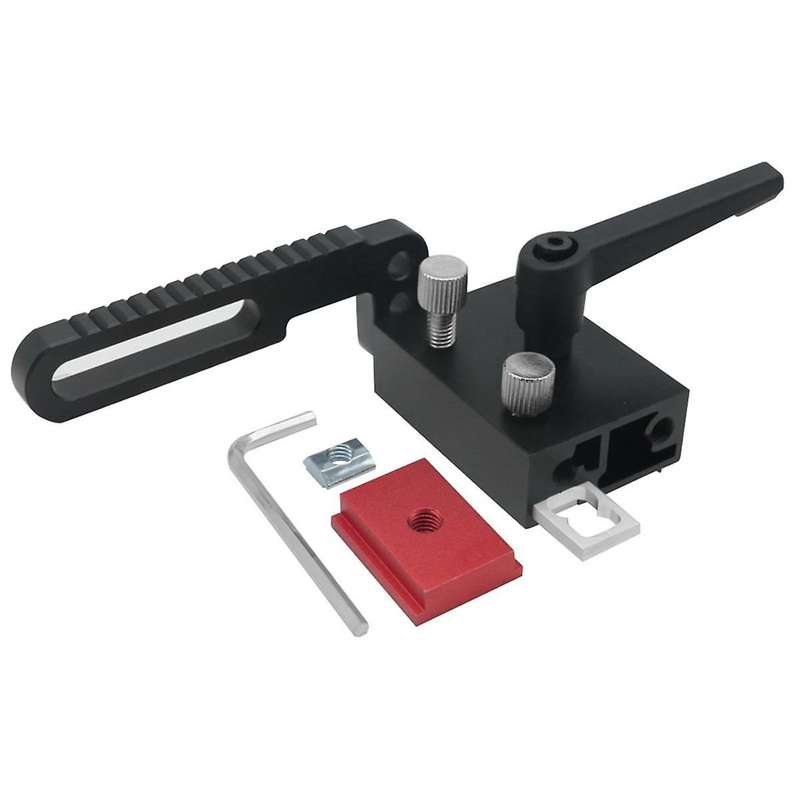 Inclined Track Limiter Woodworking 75-Type Push Platform Limiter Adjustable T-Type Fence Turnover Li