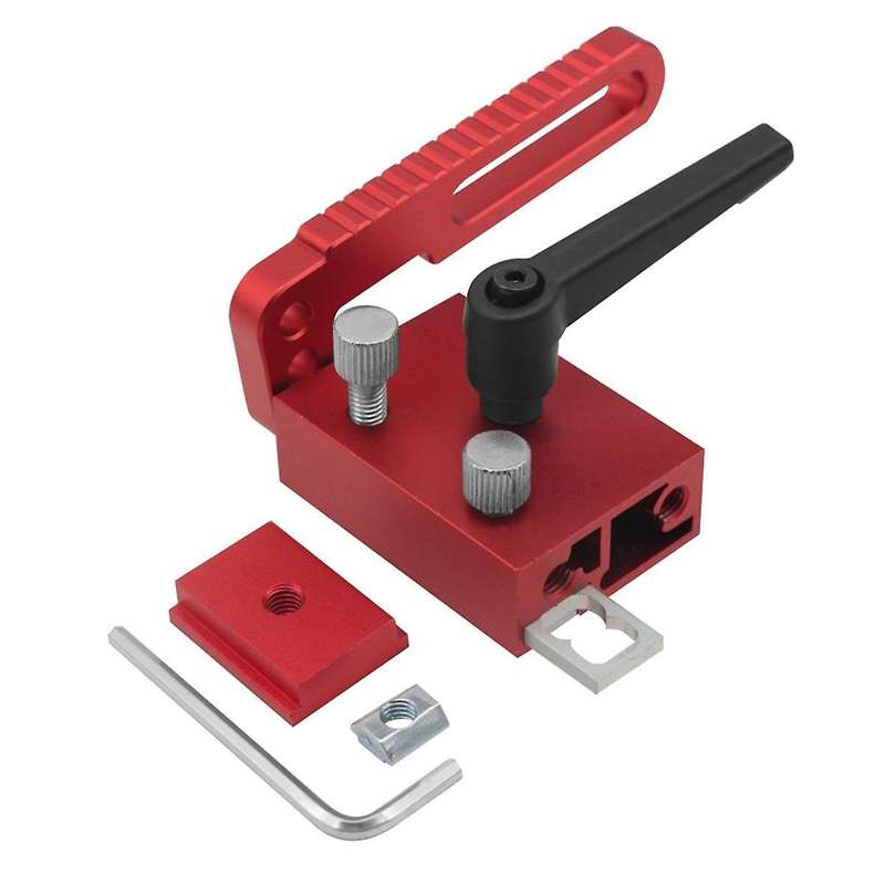 Inclined Track Limiter Woodworking 75-type Push Platform Limiter Adjustable T-type Fence Turnover L