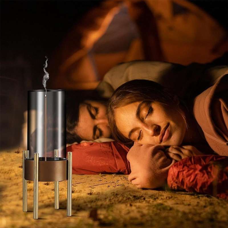 Incense Holder for Sticks,Incense Burner with Removable Glass Ash Catcher, Incense-Stick Holder with
