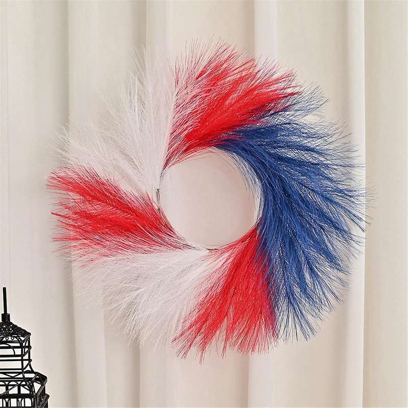 Independence Day Feather Garland Door Hanging Decoration Party Atmosphere Garland Pendant Independen