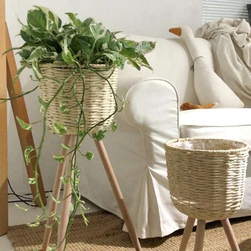 Indoor Flower Stand Flower Stand Living Room Floor Type Simple Modern Balcony Net Red Flower Stand R