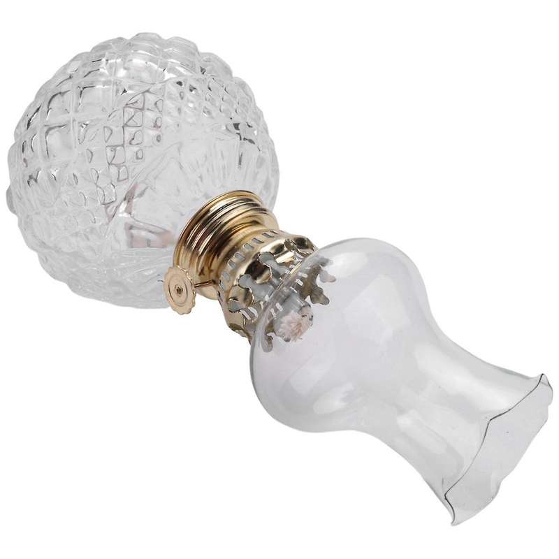Indoor Oil Lamp,classic Oil Lamp with Clear Glass Lampshade,home Supplies