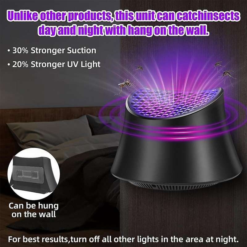 Indoor Insect Trap,Fruit Fly Trap Indoor for Home,Gnat Traps for House, Mosquito Traps,Zapper Fly Tr