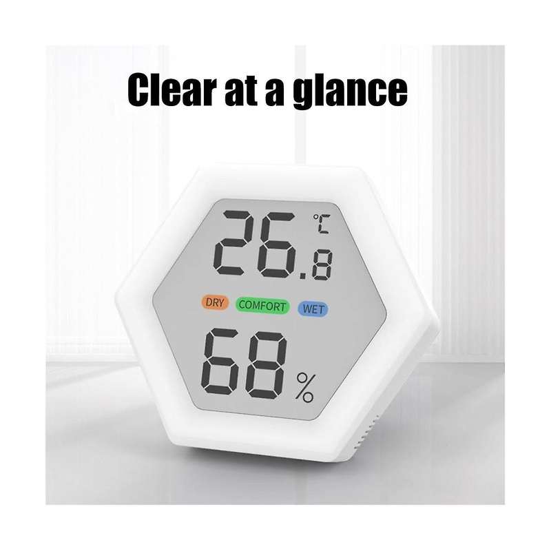 Indoor Thermometer Wireless Hygrometer Thermometers for Patio Home Greenhouse