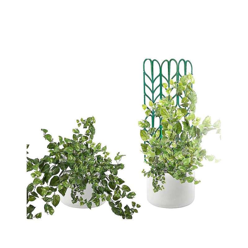 Indoor Plant Trellis, 5 Pack, Climbing Garden Leaf Shape Supports, for Climbing Stems Stalks & Vine