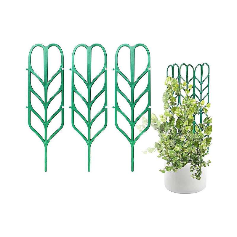 Indoor Plant Trellis, 5 Pack, Climbing Garden Leaf Shape Supports, for Climbing Stems Stalks & Vine