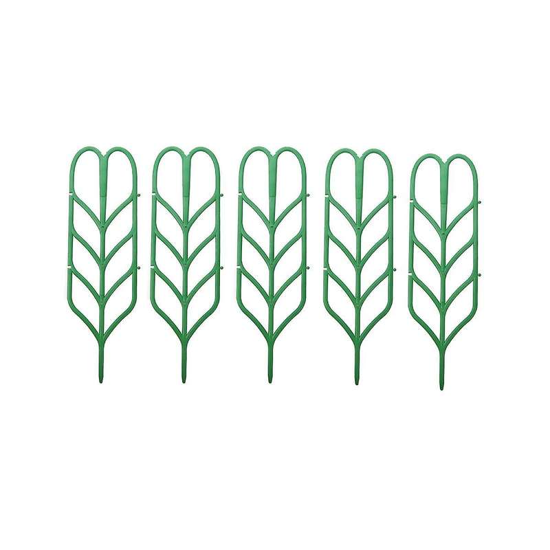 Indoor Plant Trellis, 5 Pack, Climbing Garden Leaf Shape Supports, for Climbing Stems Stalks & Vine