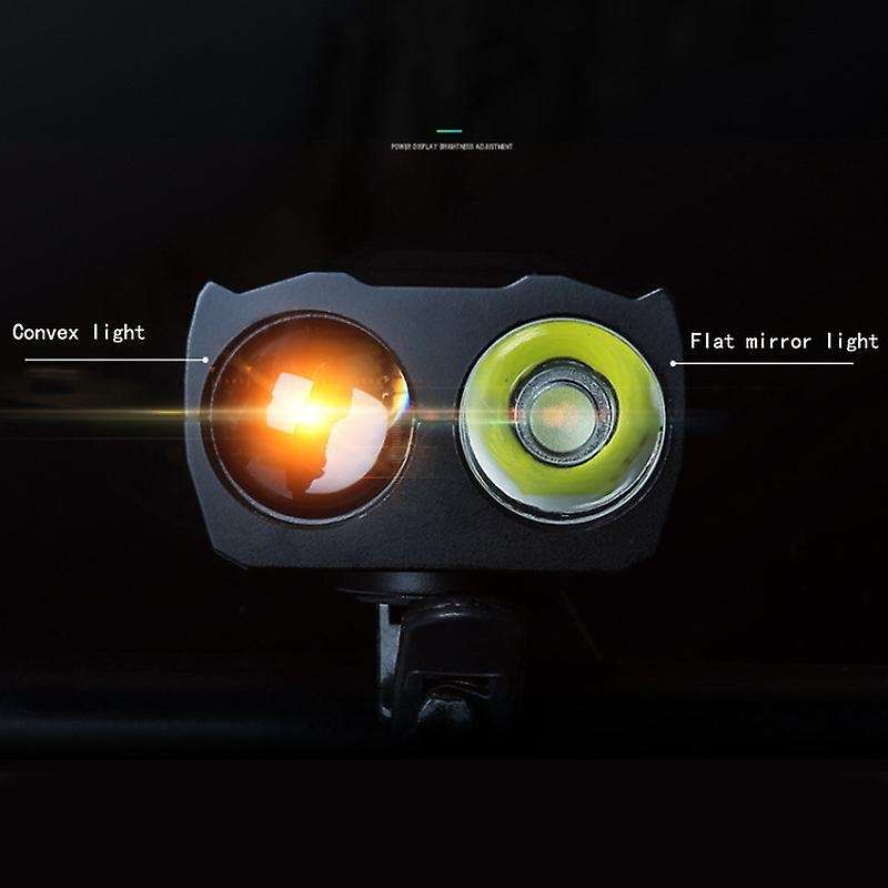 Induction Bicycle Front Light Set Usb Rechargeable Smart Headlight with Horn Led Bike Lamp Cycle Fla