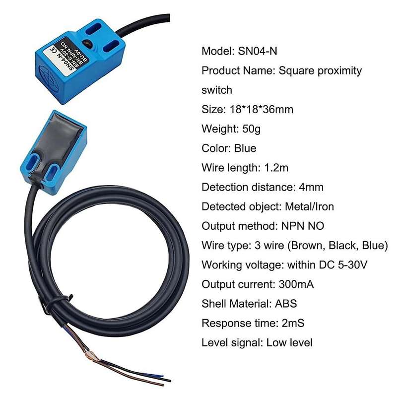 Inductive Proximity Sensor Sn04-n Normally Open Detection Approach Switch Npn No with Tl Pl Sn Brack