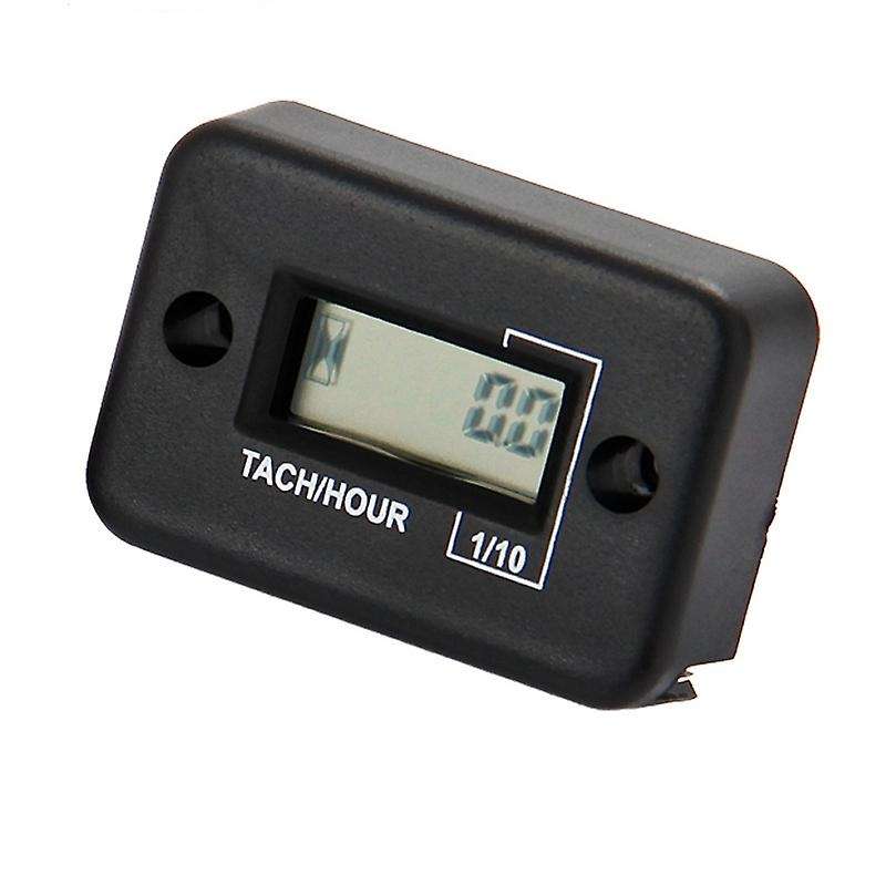 Inductive Digital RPM Tach Hour Meter Tachometer 2/4 STROKE for Motorcycle Jet Ski Boats Forklift Tr