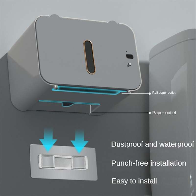 Inductive Toilet Paper Holder Automatic Paper Dispensing Toilet Paper Holder Wall-mounted Toilet Pap