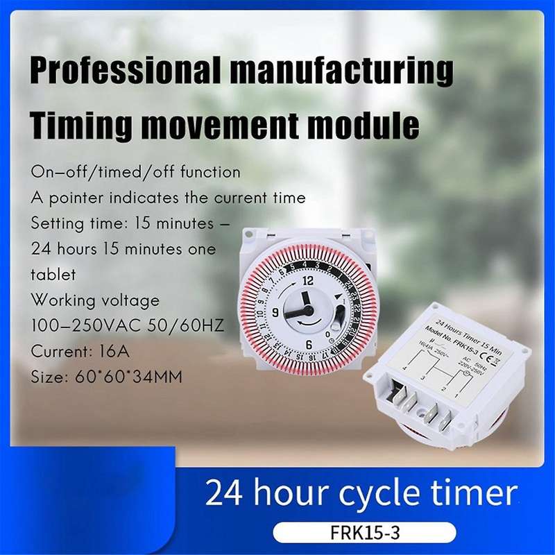 Industrial Timer Movement Timing Frk17-3 Intelligent Mechanical Time Control Switch Automatic Power