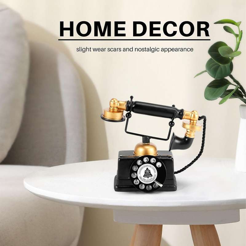 Industrial loft Retro Phone Model Crafts Decoration Shop Cafe Living room Showcase Decoration Decor