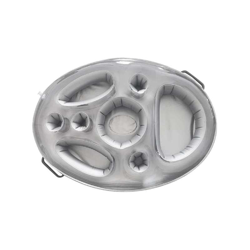 Inflatable Floating Row Swimming Pool Float Food Beer Tray Pool Air Mattress Water Food Drink Holde