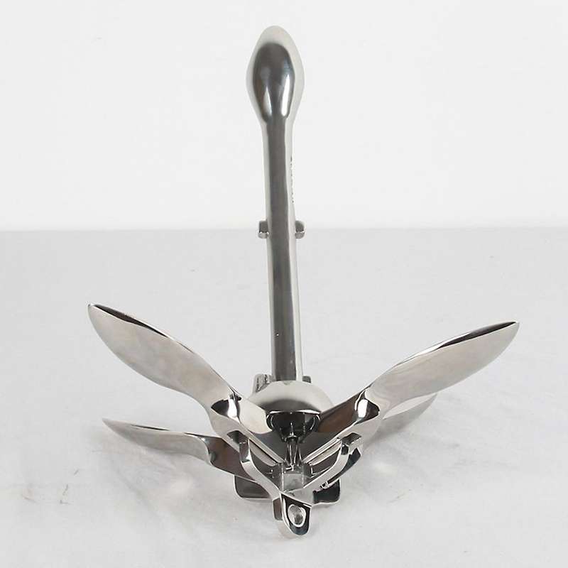 Inflatable Boat 316 Stainless Steel Iron Metal Anchor for Boat Kayak Dinghy Raft Fishing Boat Kayak
