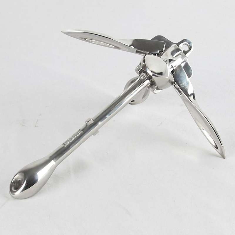 Inflatable Boat 316 Stainless Steel Iron Metal Anchor for Boat Kayak Dinghy Raft Fishing Boat Kayak