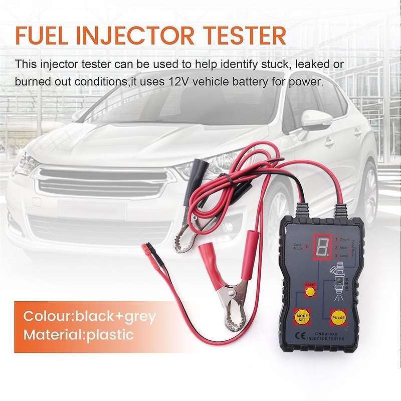 Injector Cleaner Professional Car Fuel Injector Tester Fuel System Scan Tool 4 Pluse Mode Automotiv