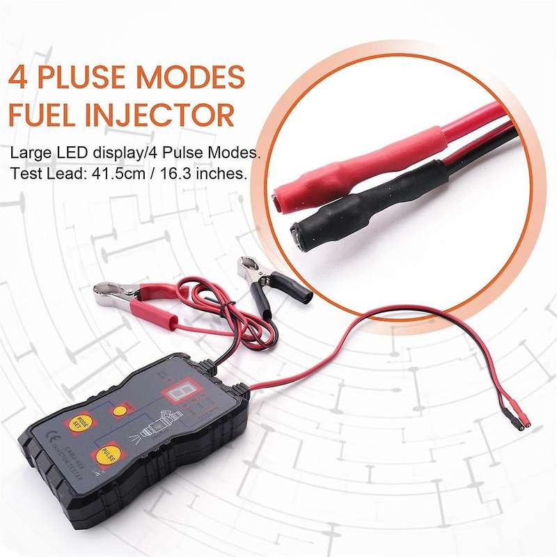 Injector Cleaner Professional Car Fuel Injector Tester Fuel System Scan Tool 4 Pluse Mode Automotiv
