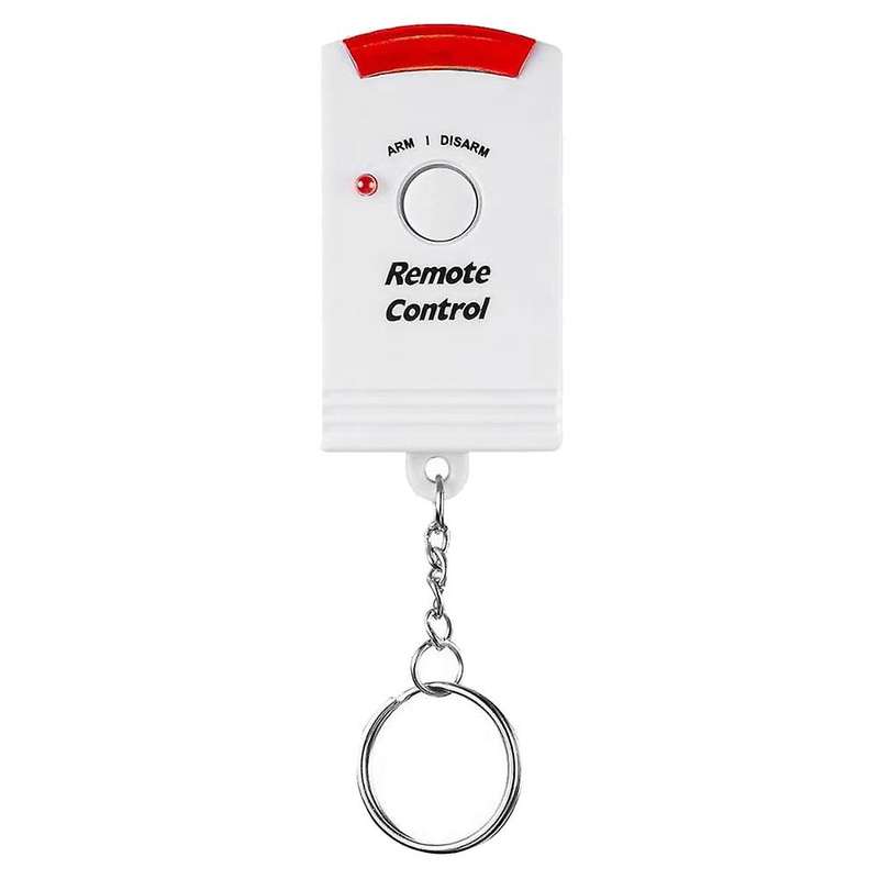Infrared Motion Sensor Alarm - Burglar Alarm with 2 Remote Controls, Suitable for Home/garages/shops