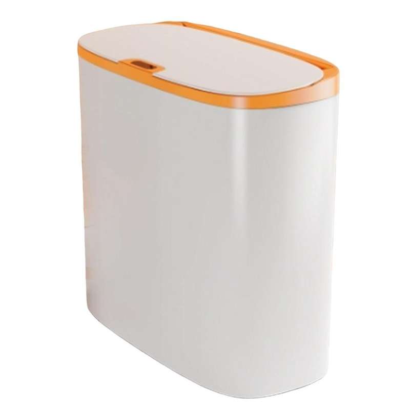 Infrared Inductive Space Trash Can Household Lidded Trash Can Living Room Kitchen Office Battery Sma