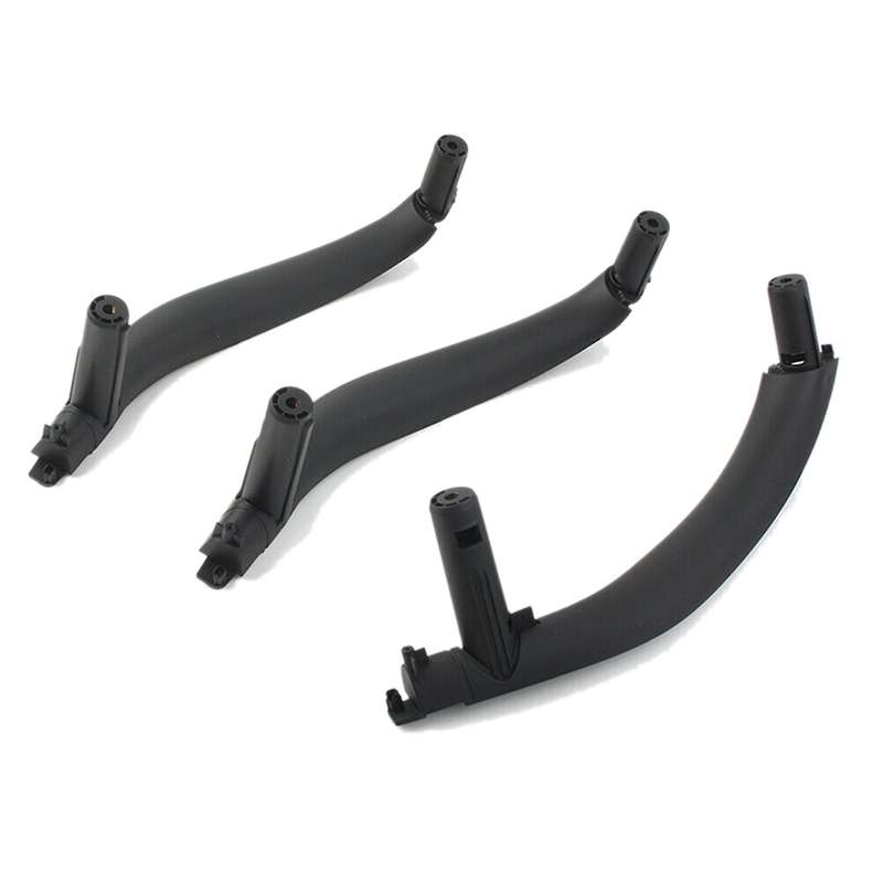 Inner Door Pull Handle Trim Cover 51417292243 51417292244 for - X5 X6 F15 F16 Rhd 2014-2018 3pcs (b