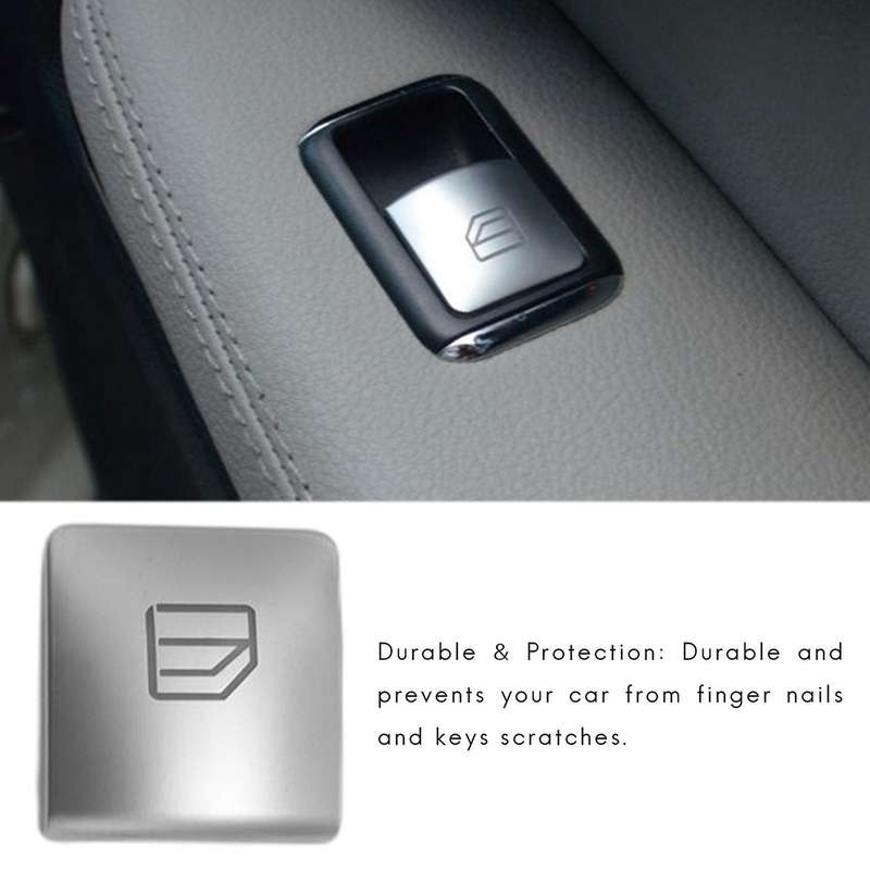 Inner Door Armrest Window Switch Button Trim Cover Sticker for ML GL C E G Class W204 W212 W246 W166