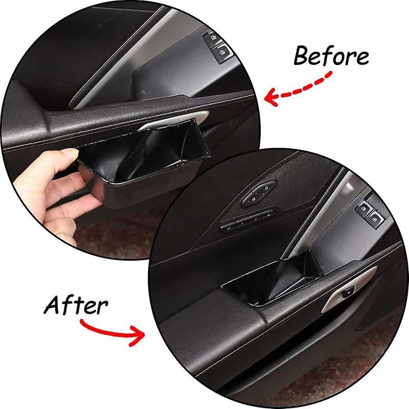 Inner Door Armrest Storage Box Tray Organizer for Corvette C7 2014 2015 2016 2017 2018 2019 Accesso