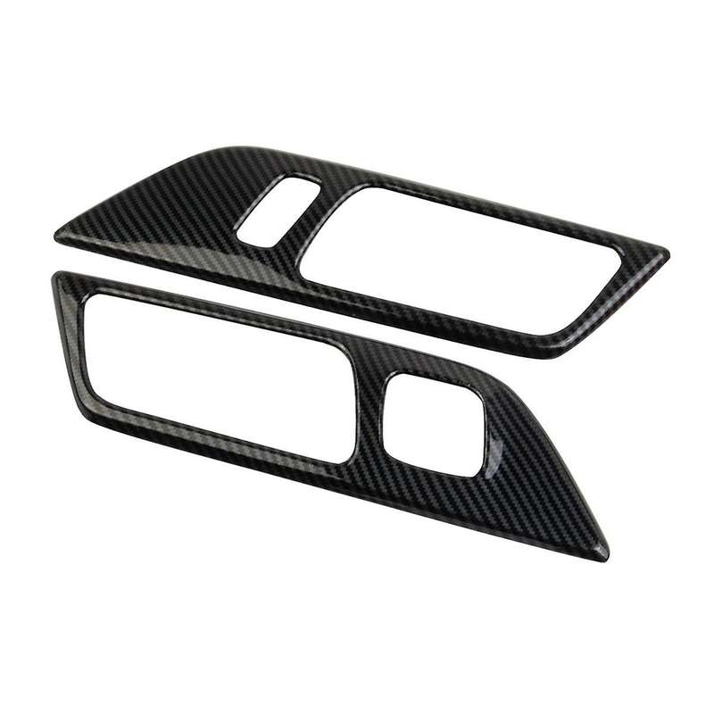 Inner Door Handle Panel Cover Trim for 2024 Accessories Carbon Fiber ,with Memory Seat Button