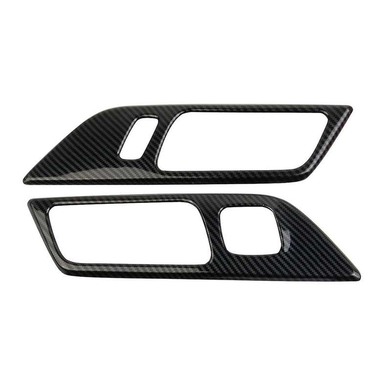 Inner Door Handle Panel Cover Trim for 2024 Accessories Carbon Fiber ,with Memory Seat Button