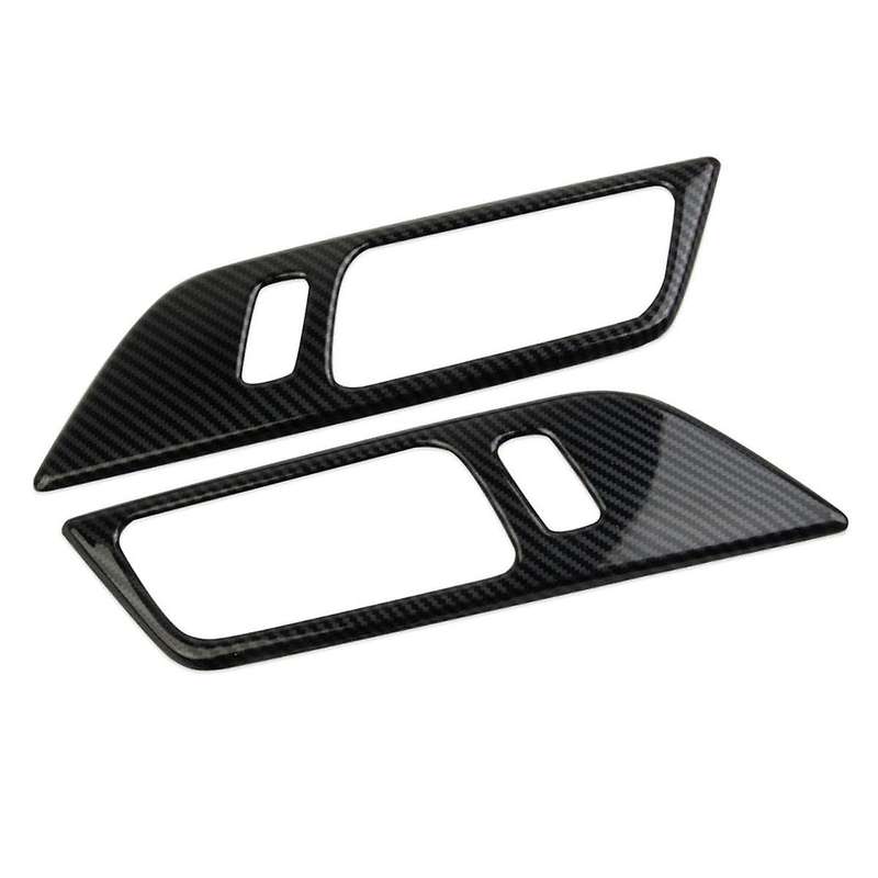 Inner Door Handle Panel Cover Trim for 2024 Accessories Carbon Fiber ,Without Memory Seat Button