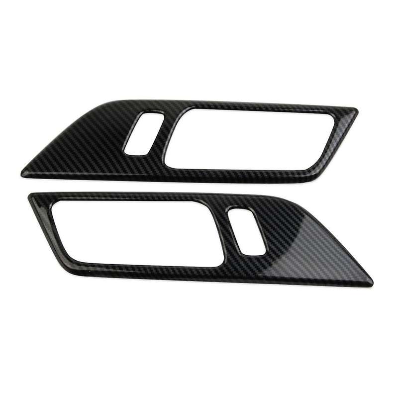 Inner Door Handle Panel Cover Trim for 2024 Accessories Carbon Fiber ,Without Memory Seat Button