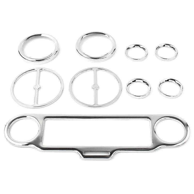 Inner Fairing Stereo Gauge Speaker Covers for Touring Street Glide Trike Models 1996-2013