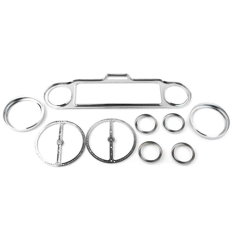 Inner Fairing Stereo Gauge Speaker Covers for Touring Street Glide Trike Models 1996-2013