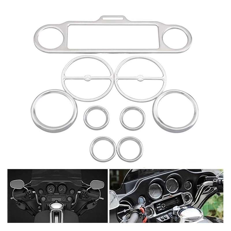 Inner Fairing Stereo Gauge Speaker Covers for Touring Street Glide Trike Models 1996-2013