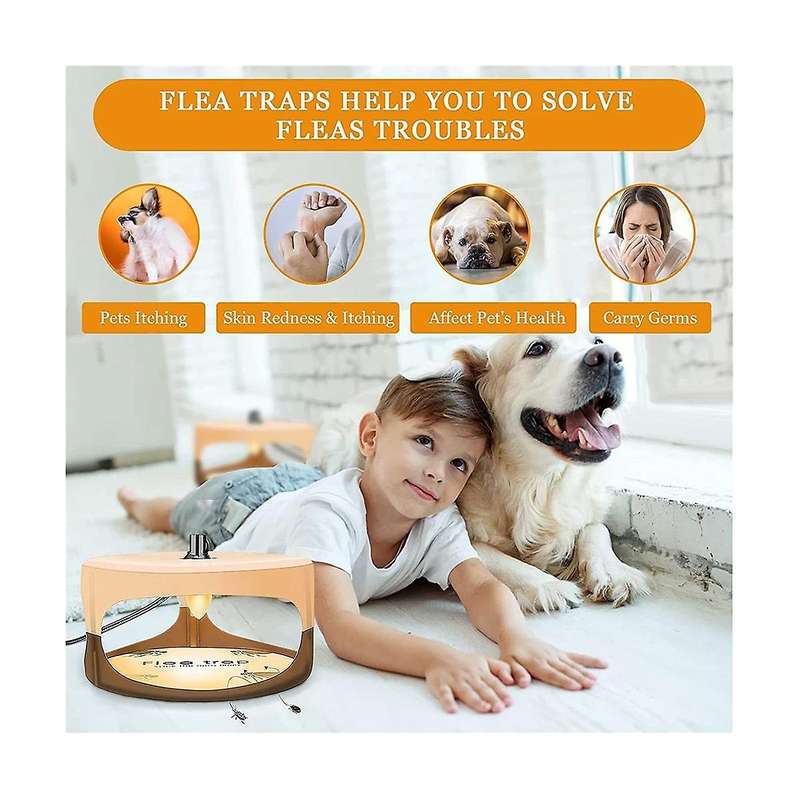 Insect Trap,sticky Bulb Bedbug Trap with Sticky Discs Light Bulb Electric Indoor Lamp Catcher for Fl