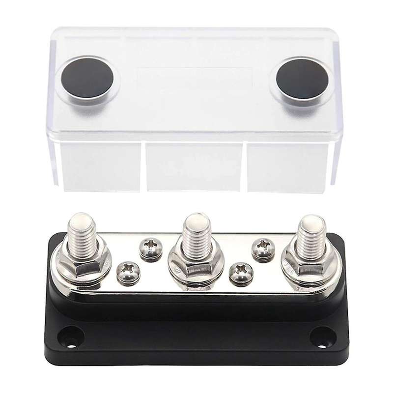 Install the Power Distribution Terminal Block 48V 300A Perfect for Cars Trucks RVs Marine Boats Sola