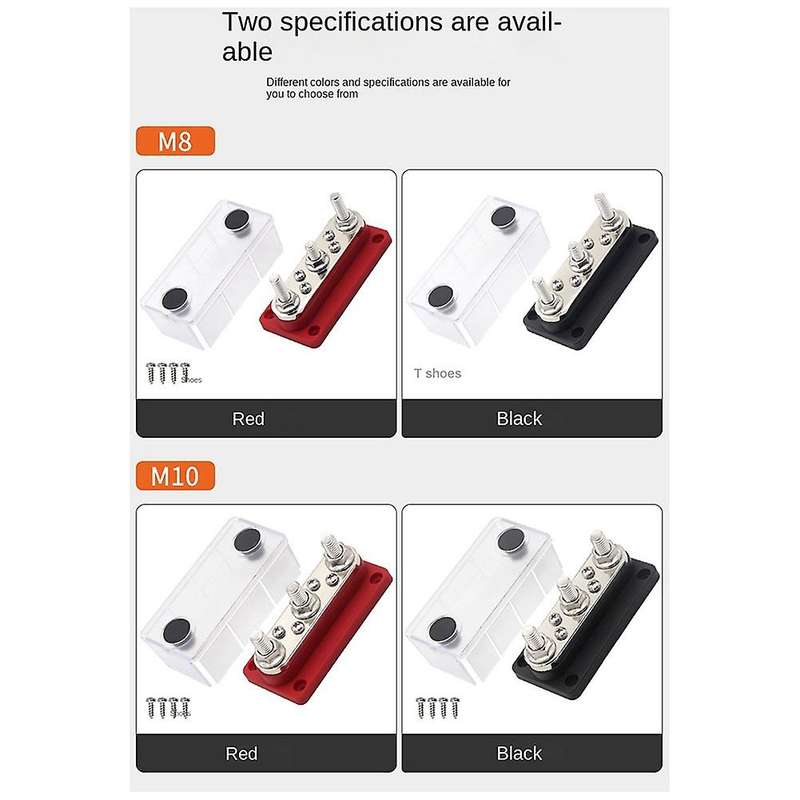 Install the Power Distribution Terminal Block 48V 300A Perfect for Cars Trucks RVs Marine Boats Sola