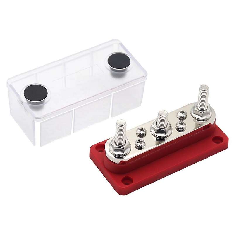 Install the Power Distribution Terminal Block 48V 300A Perfect for Cars Trucks RVs Marine Boats Sola