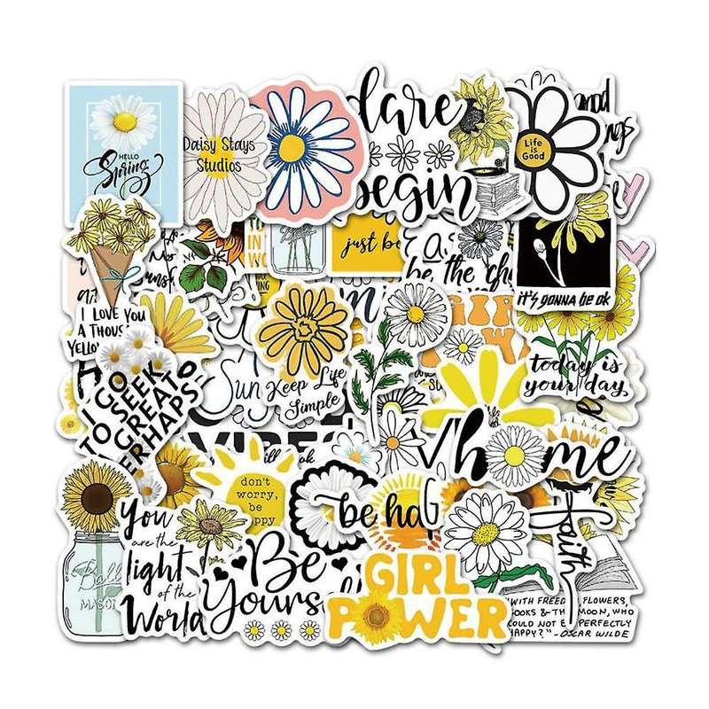 Inspirational Stickers for Hydro Flasks,50 Pcs Motivational Stickers for Teens,girls.waterproof Pvc