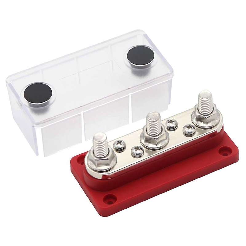 Install the Power Distribution Terminal Block 48V 300A Perfect for Cars Trucks RVs Marine Boats Sola