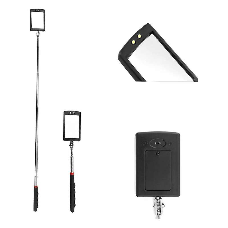 Inspectionmirror Telescoping with Light Mirrorpractical Addition to Car Repair,Inspection Tool for C